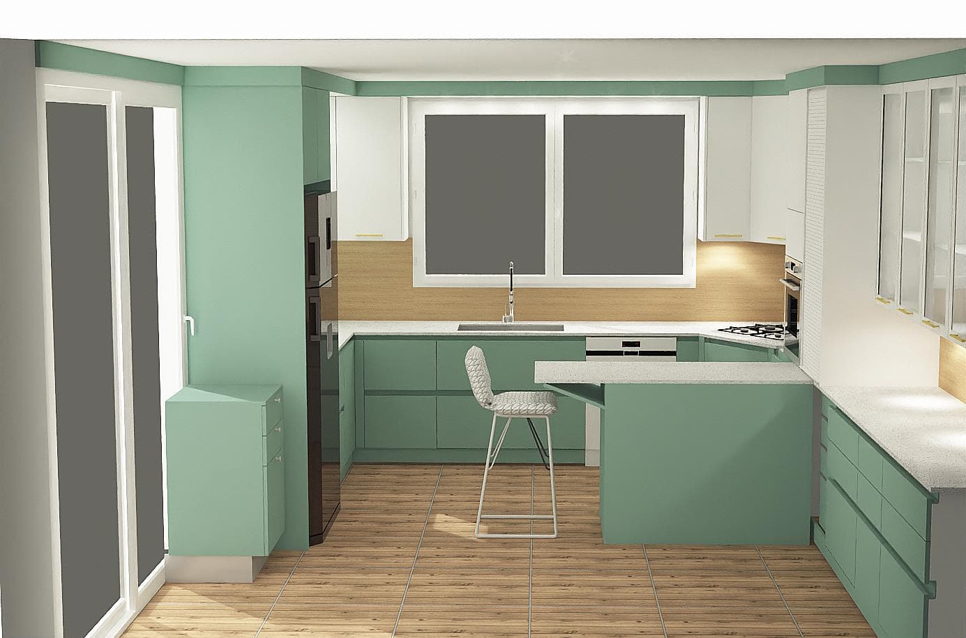 Agencement intérieur bois Tahiti - dressing